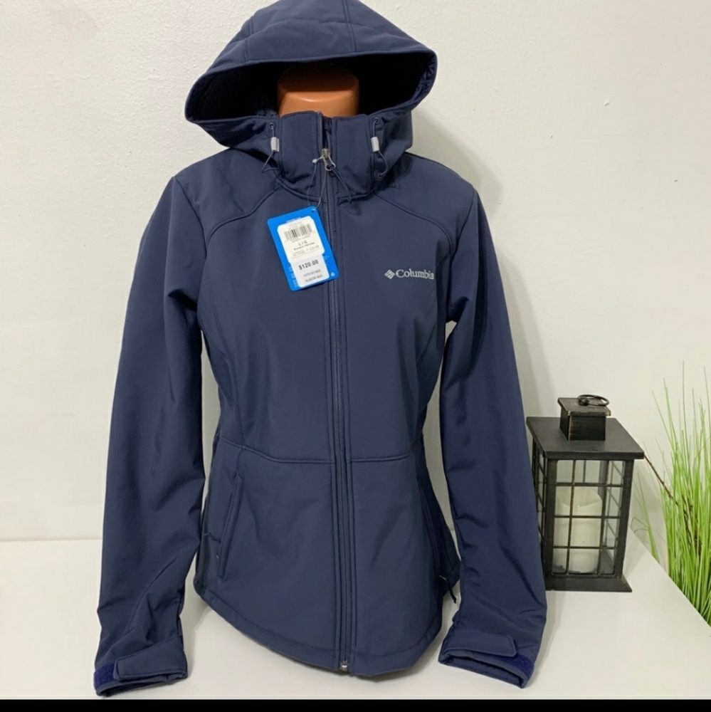 NEW COLUMBIA WOMEN ALPINE FIR SOFTSHELL JACKET